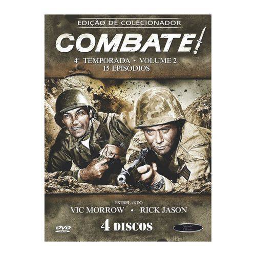Dvd Combate - Quarta Temporada Volume 2 (4 Dvds)