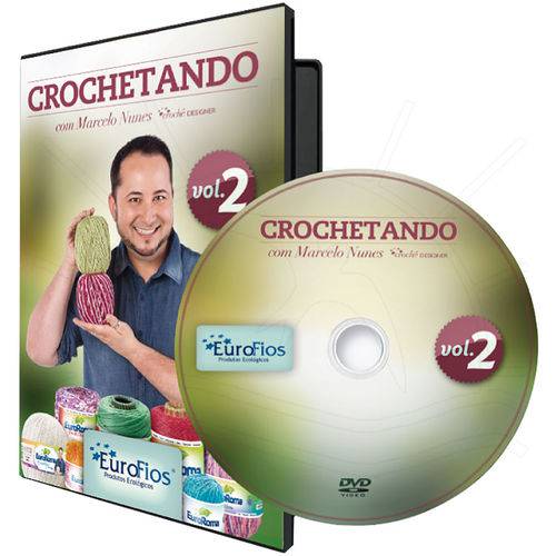 Dvd Crochetando Vol. 2 com Prof. Marcelo Nunes