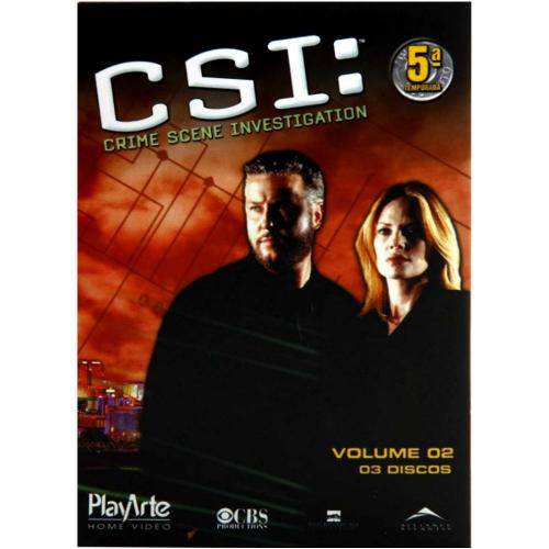 Dvd Csi: Crime Scene Investigation - 5ª Temporada - Vol. 2 (3 Dvds)