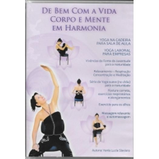 DVD de Bem com a Vida Corpo e Mente em Harmonia