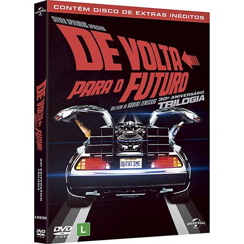DVD - de Volta para o Futuro - 30º Aniversário Trilogia (4 Discos)