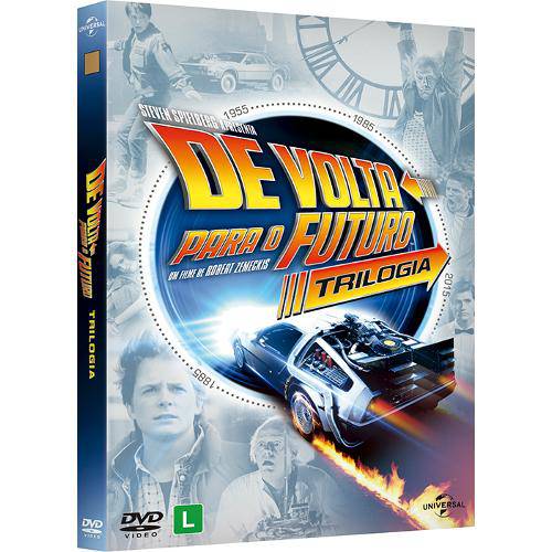 Dvd de Volta para o Futuro Trilogia - 30º Aniversário (3 DVDs)