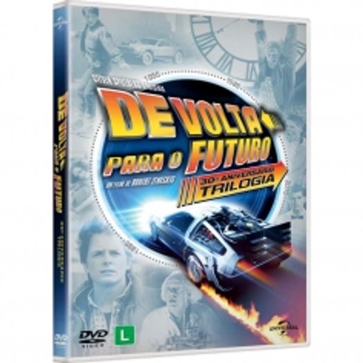 DVD de Volta para o Futuro Trilogia - 30º Aniversário (3 DVDs)