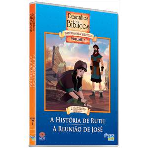 DVD Desenhos Bíblicos Vol. 7 - a História de Ruth & a Reunião de José