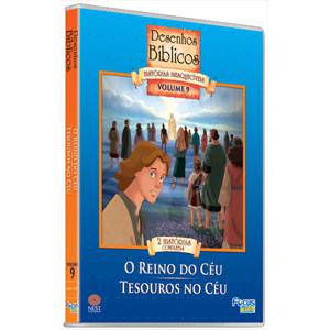 DVD Desenhos Bíblicos Vol. 9 - o Reino do Céu & Tesouros no Céu