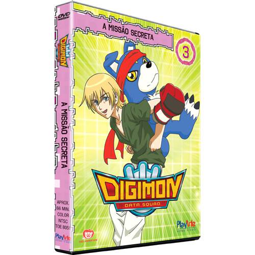 DVD Digimon - a Missão Secreta - Vol. 3
