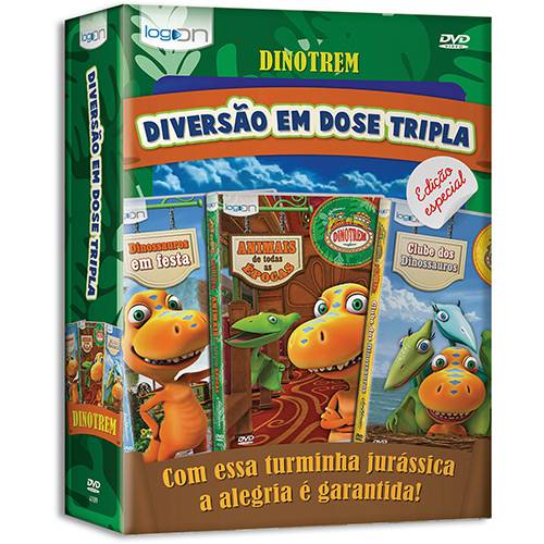 DVD Dinotrem - Coleção Dinotrem (3 DVDs)