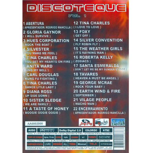 DVD - Discoteque - Vol. 1