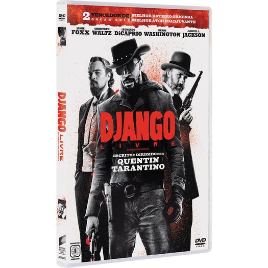 DVD Django Livre - Jamie Foxx, Leonardo Dicaprio