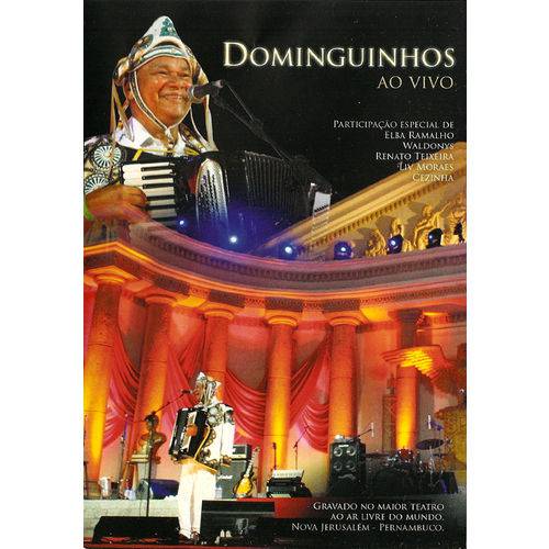 DVD Dominguinhos ao Vivo Nova Jerusalem Pe Original