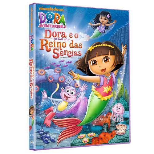 Dvd - Dora e o Resgate no Reino das Sereias