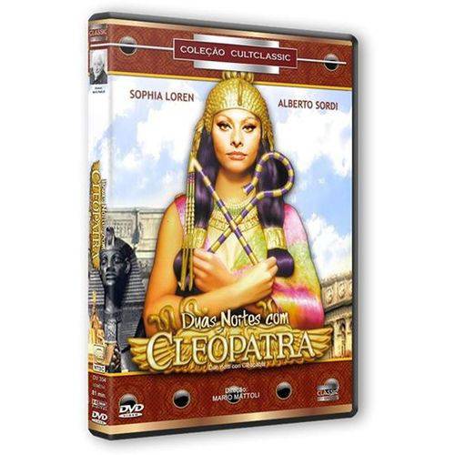Dvd Duas Noites com Cleópatra - Sophia Loren