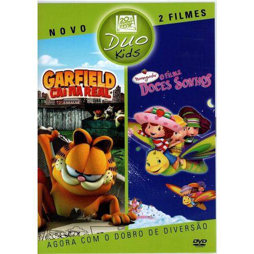 Dvd Duo Kids Garfield Cai na Real - Moranguinho Doces Sonhos