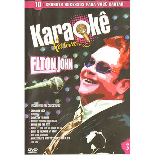 DVD - Elton John - Karaokê - Festival