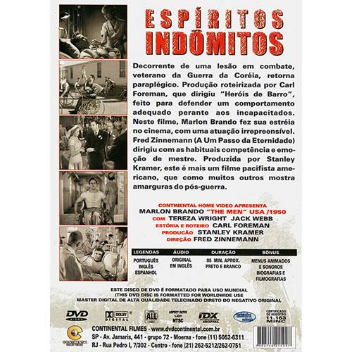 DVD Espíritos Indômitos