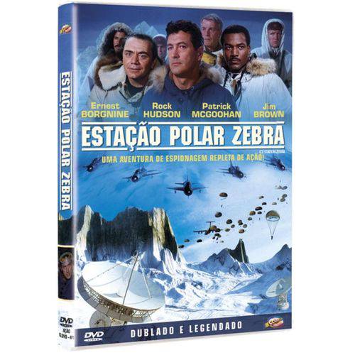 DVD Estação Polar Zebra - Rock Hudson