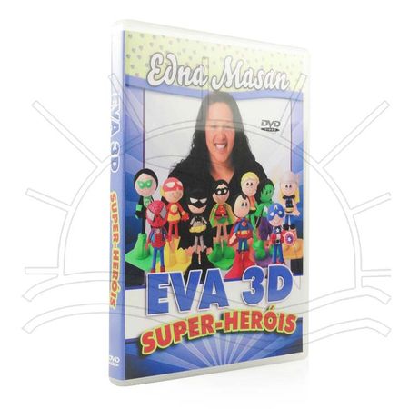 DVD EVA 3D Super-Heróis Edna Masan