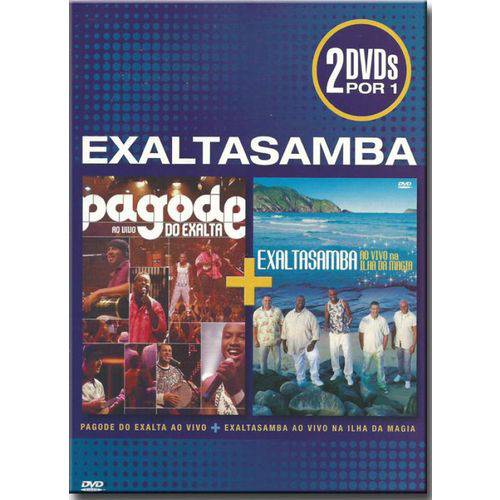Dvd Exaltasamba-2 por Dvds por 1 ao Vivo na Ilha da Magia e - Pagode do Exalta ao Vivo