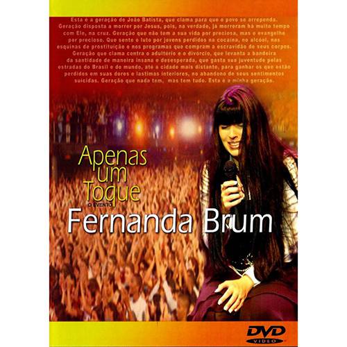 DVD Fernanda Brum - Apenas um Toque