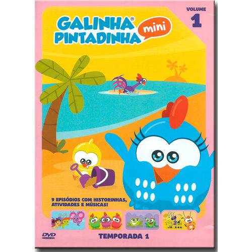 Dvd Galinha Pintadinha Mini - Temp.1 - Vol. 1