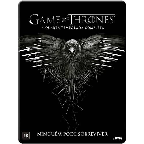 DVD - Game Of Thrones: a Quarta Temporada Completa (5 Discos)