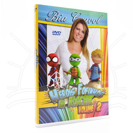 DVD Heróis Fofinhos em Biscuit com Bia Cravol Vol. 2