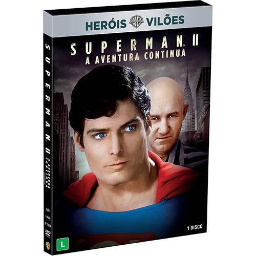 DVD Heróis Vs Vilões: Superman II: a Aventura Continua