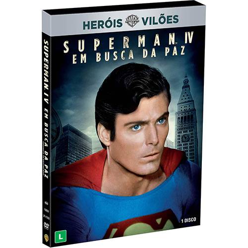 DVD Heróis Vs Vilões: Superman IV em Busca da Paz