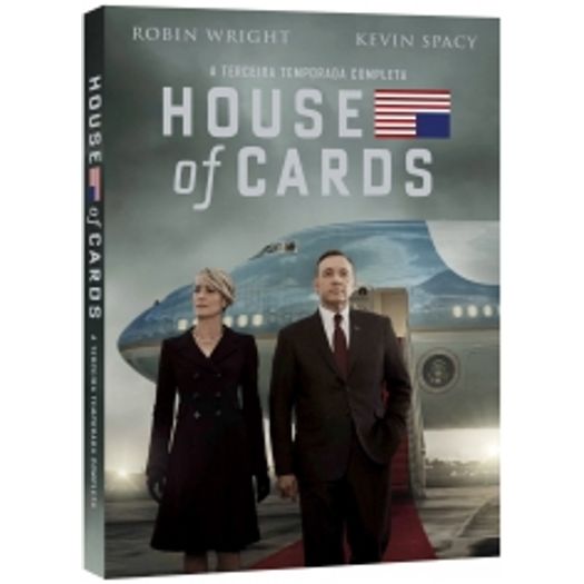 DVD House Of Cards - Terceira Temporada (4 DVDs)