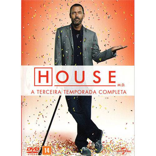 Dvd - House - 3ª Temporada Completa (6 Discos)