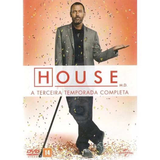 DVD House - Terceira Temporada (6 DVDs)