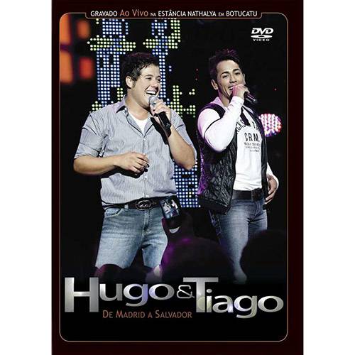 DVD Hugo & Tiago - de Madrid a Salvador
