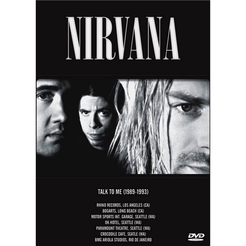 DVD Internacional Nirvana - Talk To me 1989-1993