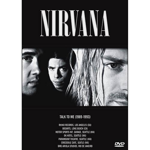 DVD Internacional Nirvana - Talk To me 1989-1993