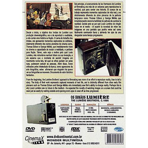 DVD Irmãos Lumiere - Primeiros Filmes