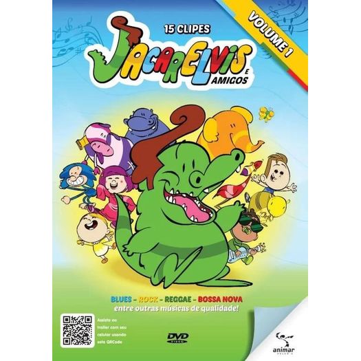 DVD Jacarelvis e Amigos Volume 1