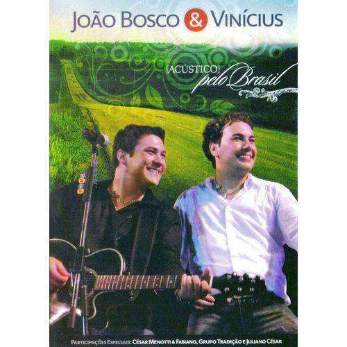 DVD João Bosco e Vinicius Acustico Pelo Brasil Original