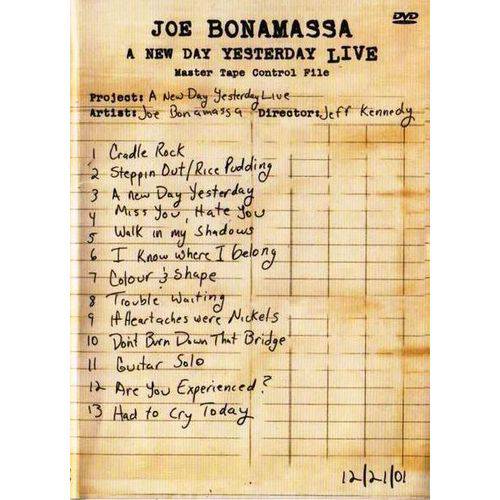 Dvd Joe Bonamassa - a New Day Yesterday Live