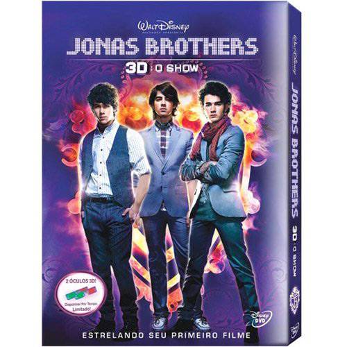 DVD Jonas Brothers - o Show 3D + Óculos 3D