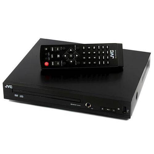 DVD Jvc Reprodutor Xv-ky557b com Karaokê/USB Bivolt - Preto