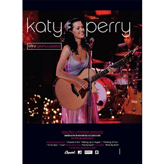DVD Katy Perry - Mtv Unplugged (DVD+CD)(2009)