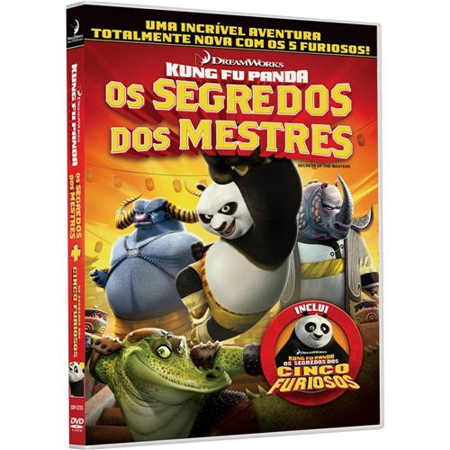 DVD Kung Fu Panda - os Segredos dos Mestres