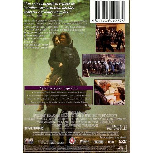 DVD Lancelot - o Primeiro Cavaleiro