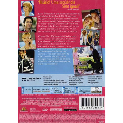DVD Legalmente Loira 2