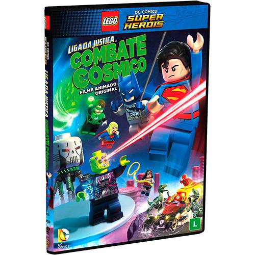 DVD - Lego Dc Comics Super Heróis: Liga da Justiça - Combate Cósmico Filme Animado Original