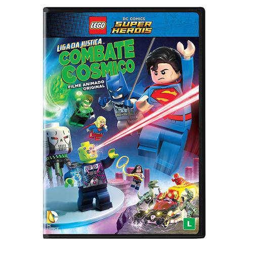 Dvd - Lego Dc Comics Super Heróis: Liga da Justiça - Combate Cósmico