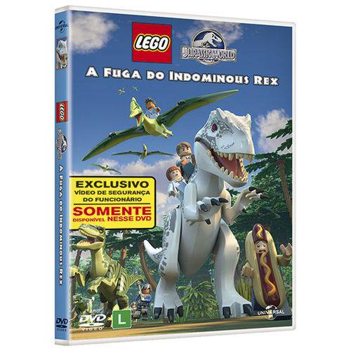Dvd - Lego Jurassic World: a Fuga do Indominous Rex