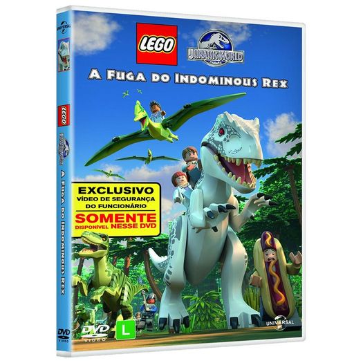 DVD Lego Jurassic World - a Fuga do Indominous Rex