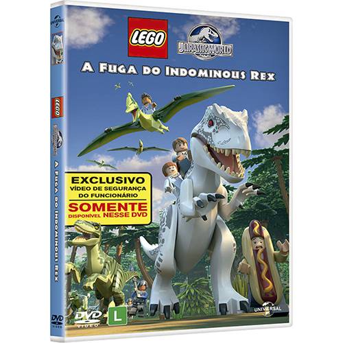 DVD - Lego Jurassic World: a Fuga do Indominous Rex