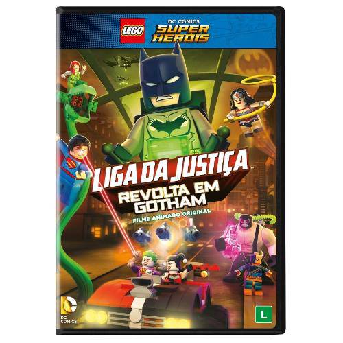 Dvd Lego Liga da Justiça - Revolta em Gotham